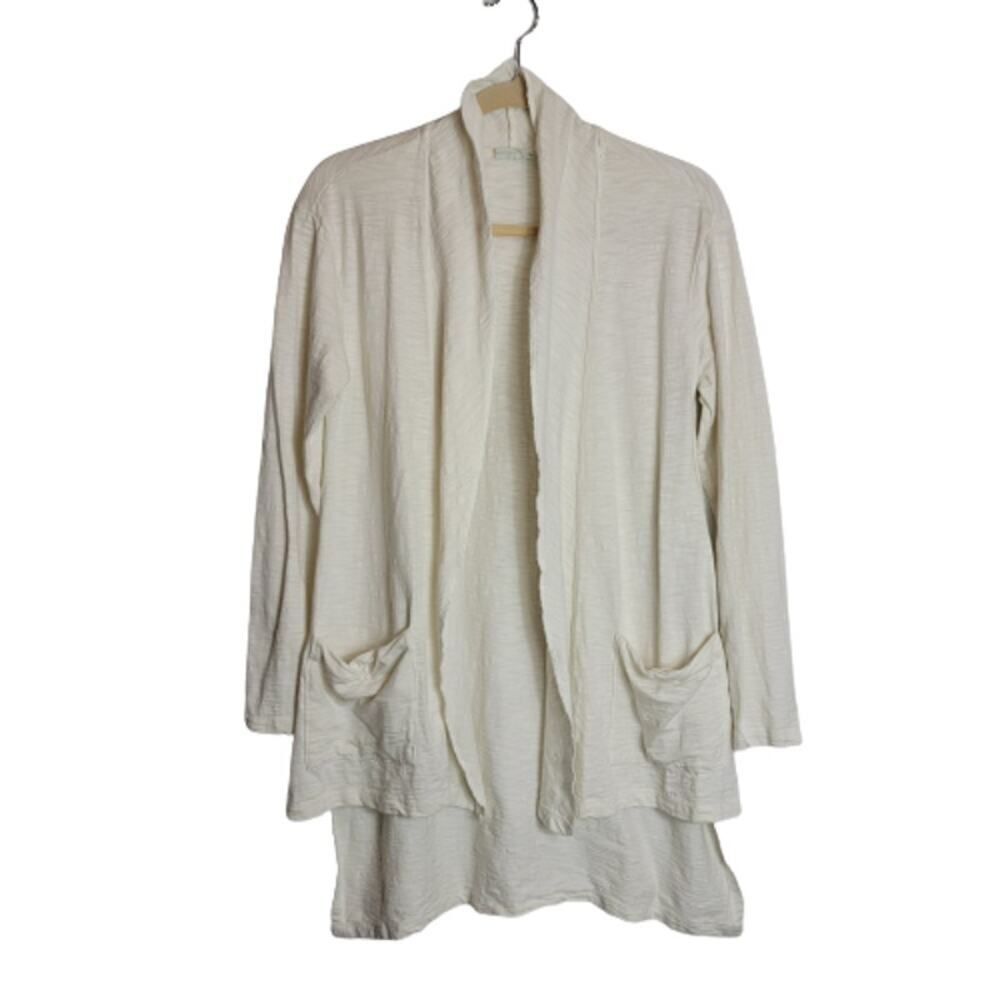 White Cardigan with Pockets